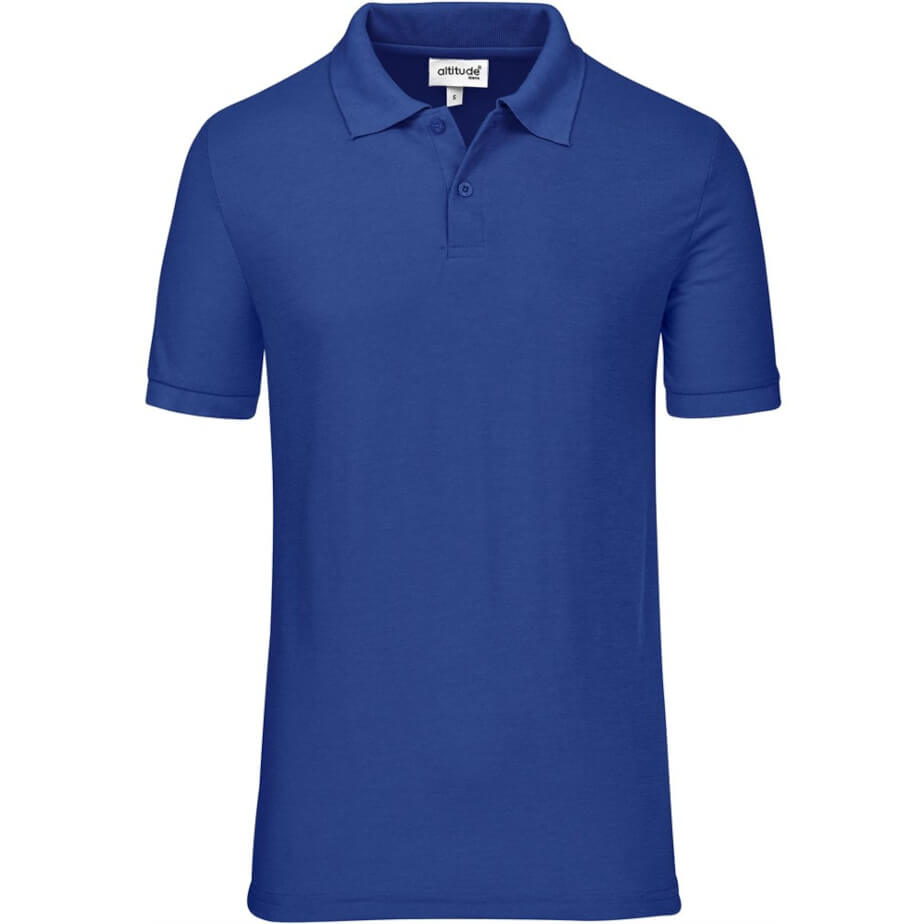 Mens Everyday Golf Shirt Royal Front